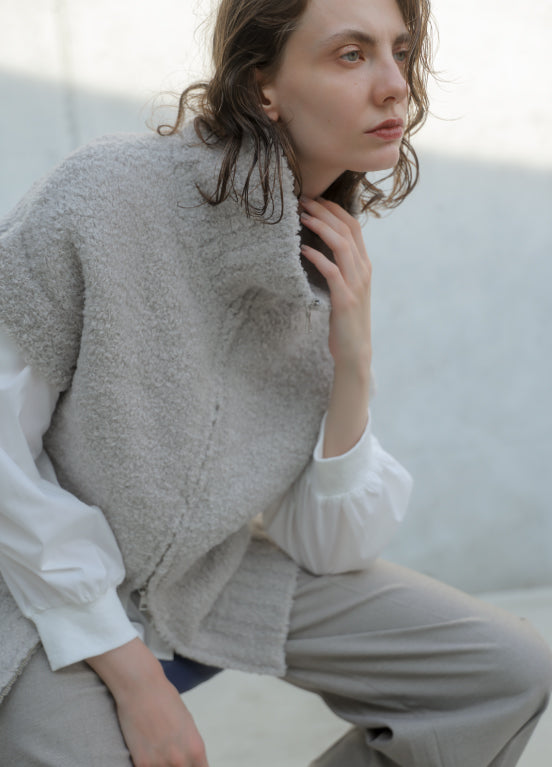 ラエフ（la.f…）のライトグレー　セットアップ ラ エフ la.f… 【WEB限定】セットアップパンツ≪洗濯機で洗える